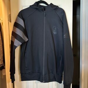 USA Volleyball Black Zip-Up Jacket